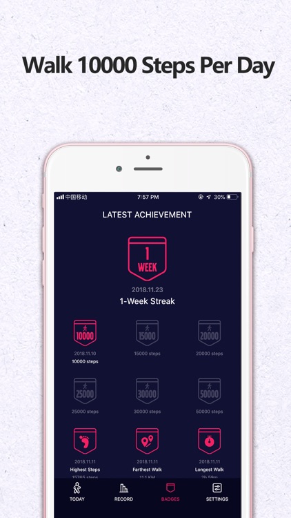 Pedometer-Step Counter & Pacer screenshot-3
