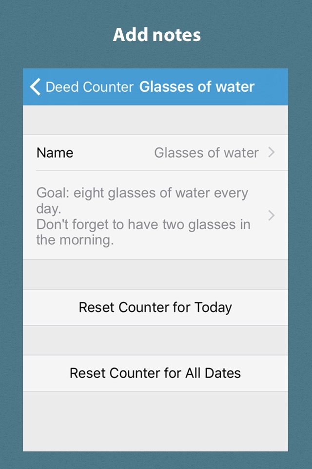 Deed Counter - Daily Tracker screenshot 3