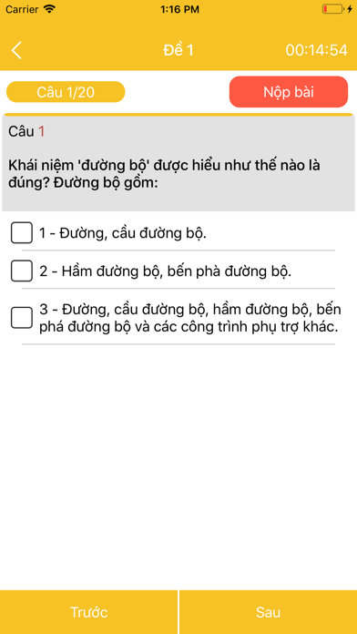 Luyện Thi Bằng Lái Xe screenshot 3