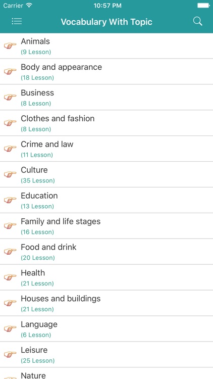 English Vocabulary Topics Pro screenshot-4