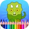 Icon Toddler Dinosaur Coloring Game