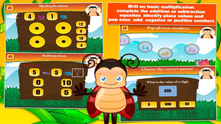 Bugs Second Grade Kids Games