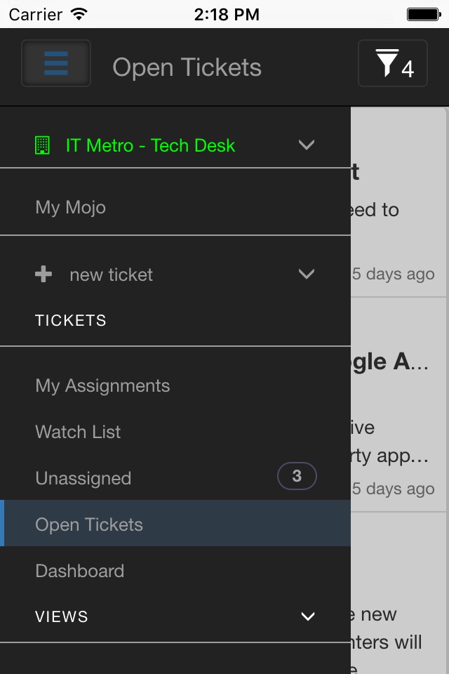 Mojo Helpdesk screenshot 4