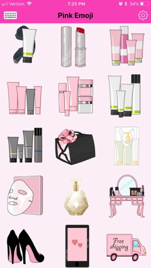 Pink Emoji for Beauty(圖1)-速報App