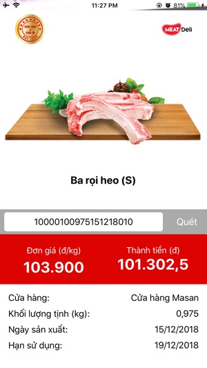 Meat Deli Price