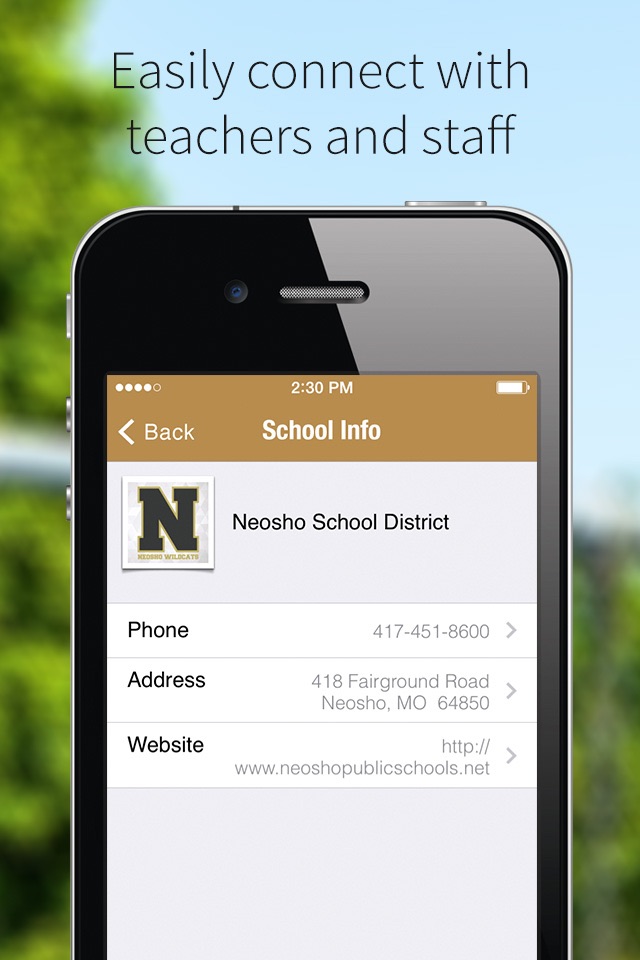 Neosho School District screenshot 2