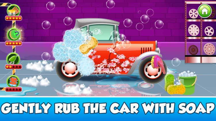 Girls Car Wash Workshop Game