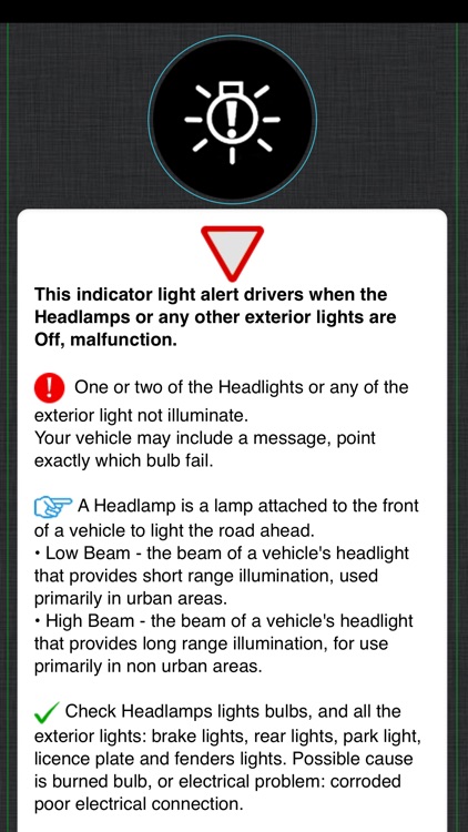 Warning Lights For Mini Cooper screenshot-7