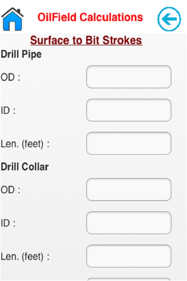 OilField HandyCalc screenshot 2