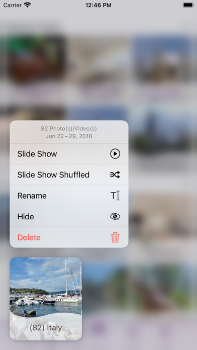 How to cancel & delete Random Photos from iphone & ipad 3