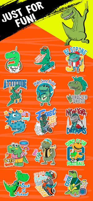 Dinosaur: Animated Stickers(圖2)-速報App