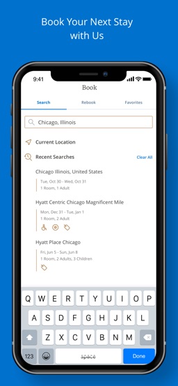 World of Hyatt app screenshot