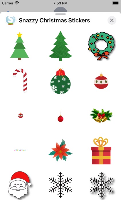 Snazzy Christmas Stickers