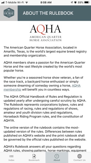 AQHA 2019 Rulebook(圖5)-速報App