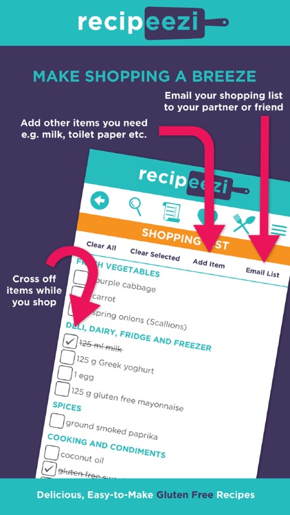 recipeezi Gluten Free screenshot-3