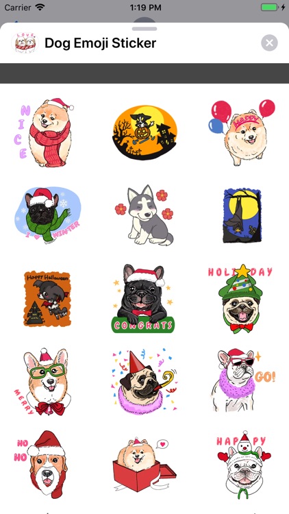 Dog Emoji Sticker screenshot-3