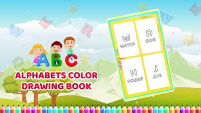 Alfabets Colour Drawing Book screenshot 2
