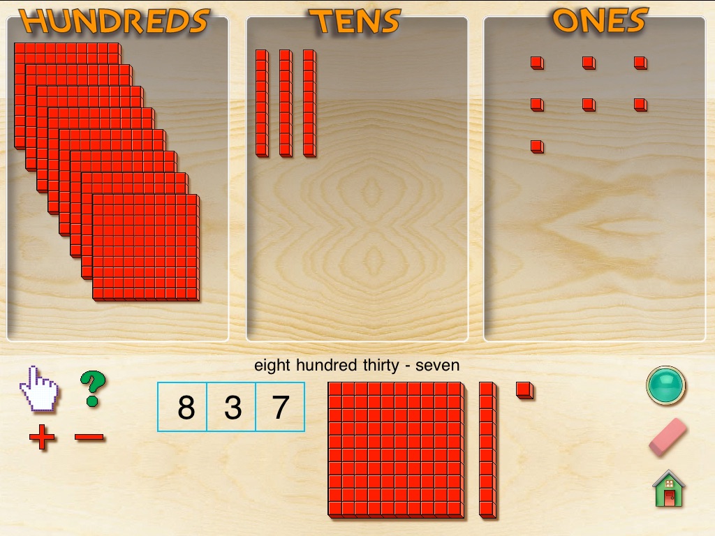 Hands-On Math Base Ten Blocks screenshot 2