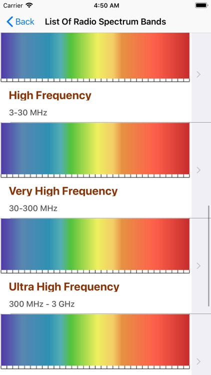 Radio Frequency Spectrum screenshot-6