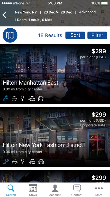 Hilton Honors: Book Hotels