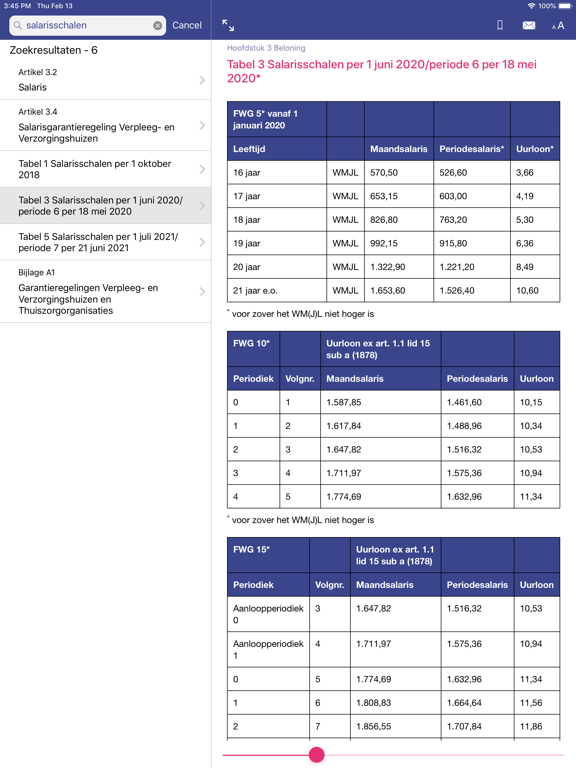 CAO VVT App voor iPhone, iPad en iPod touch AppWereld