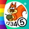 Icon Color by Numbers - Animals +