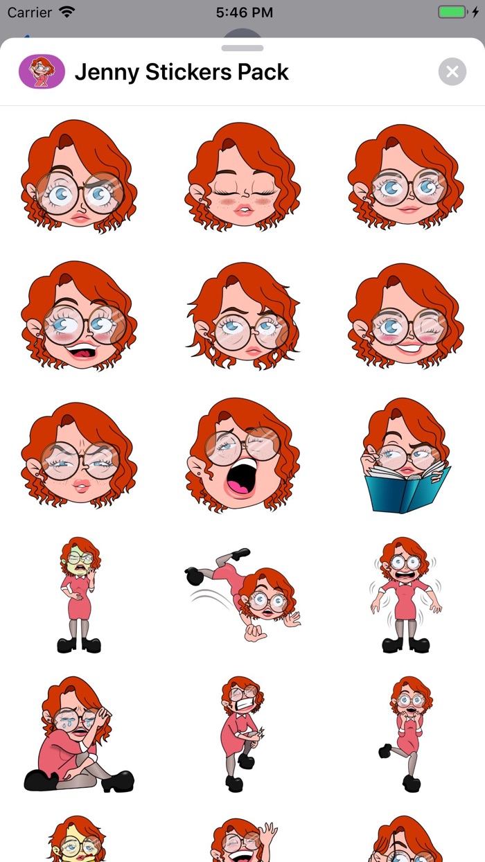Jenny Stickers Pack
