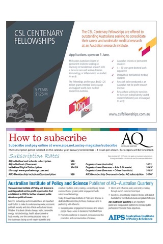 AQ: Australian Quarterly - náhled