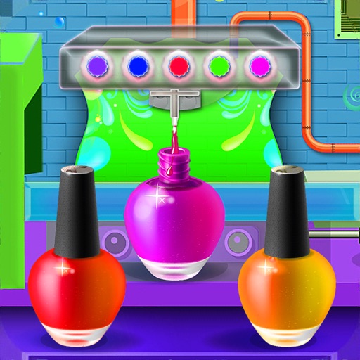 Nail art makeup factory - fun Icon