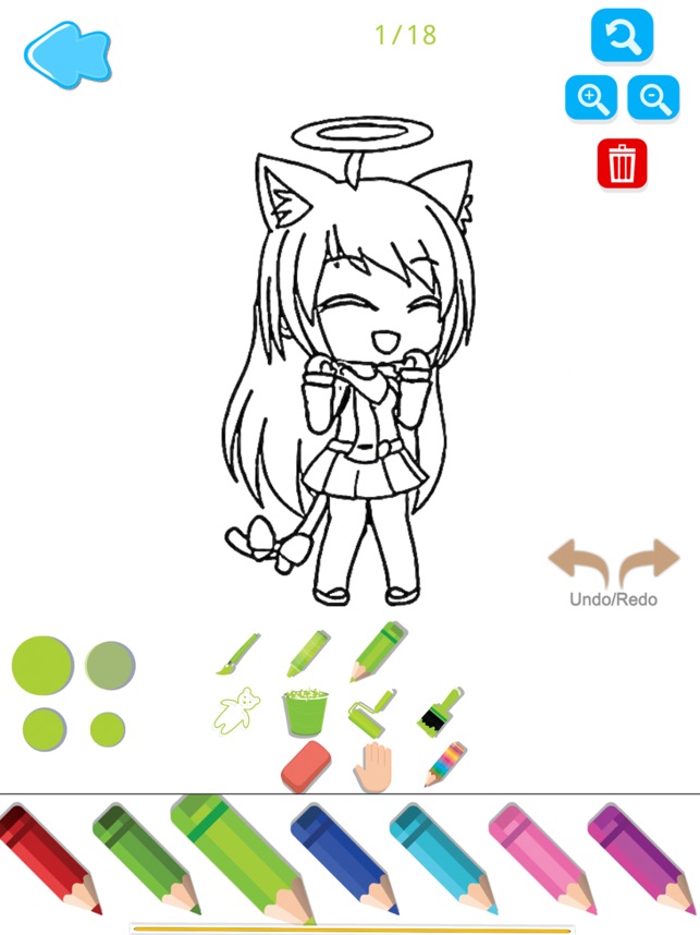 gacha life coloring quiz on the app store