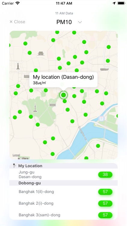 PM10 Tracker (미세먼지알림이)