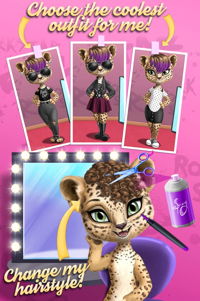 Animal Hair Salon Rock Stars screenshot 3