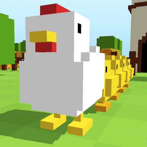 space chicken crossy road slow