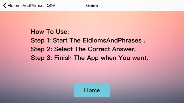 EIdiomsAndPhrases Q&A