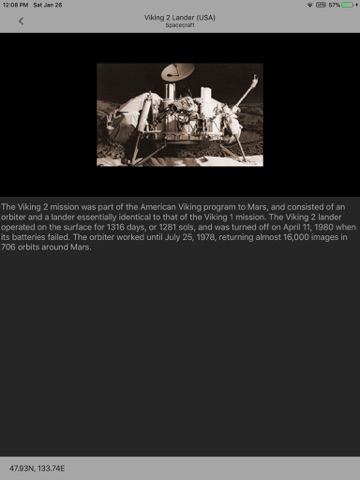Mars Info screenshot 3