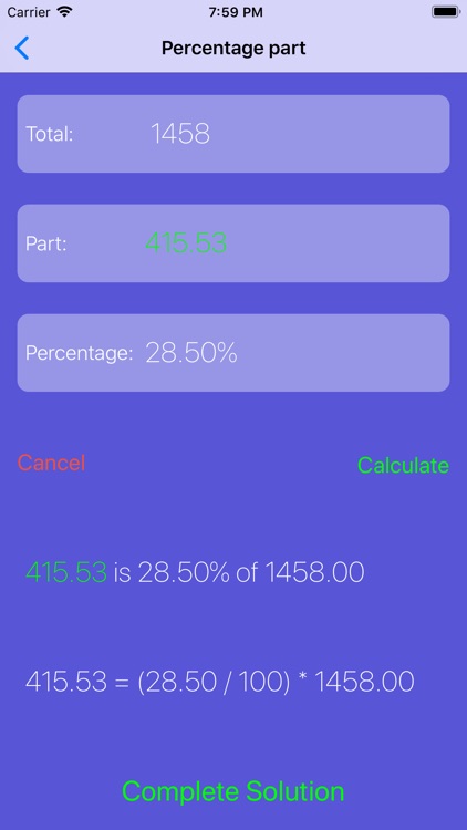 Percentage Solver screenshot-6