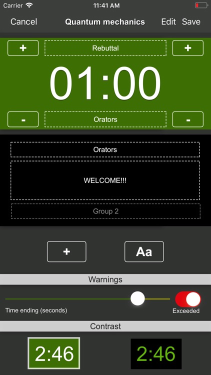 Crono: stopwatch for debates screenshot-3