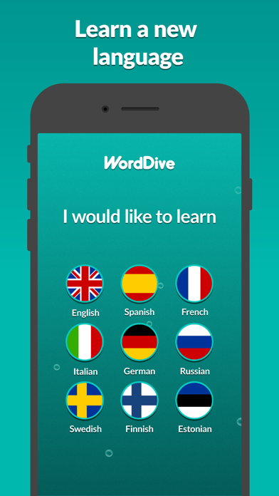 WordDive: Learn a new language