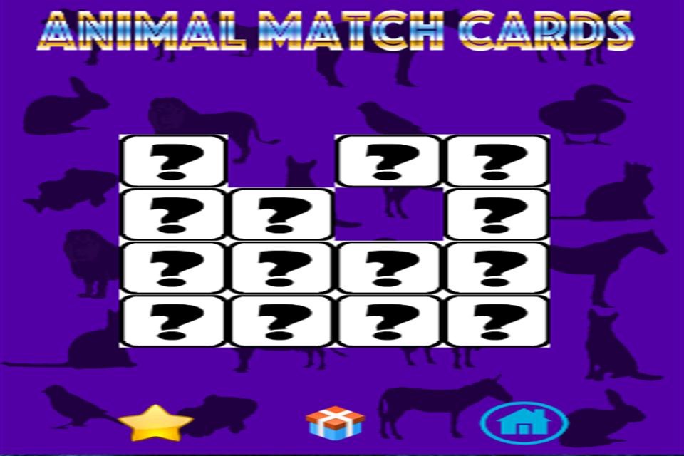 Ninu's Animal Match Card Game screenshot 3