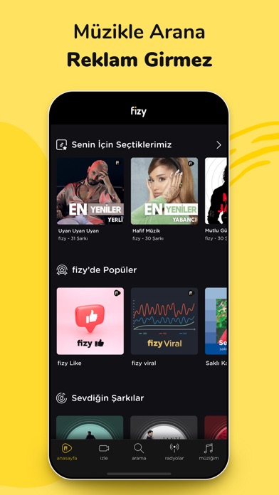 fizy – Müzik & Video iphone ekran görüntüleri