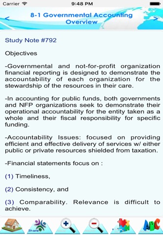 CPA  FAR 900 Quiz & Study note screenshot 3