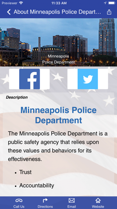 Minneapolis PD Wellness App screenshot 2