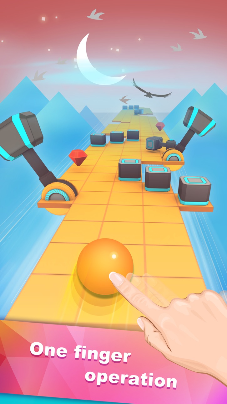 Rolling Sky - Free Hack screenshot 1 - iOS game interface