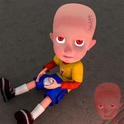 The Scary Yellow Baby in House