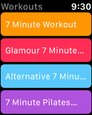‎7 Minute Workout Screenshot