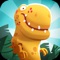 The dinosaurs and their egg are under attack by hungry cavemen and only you can save them in this action-packed defense game
