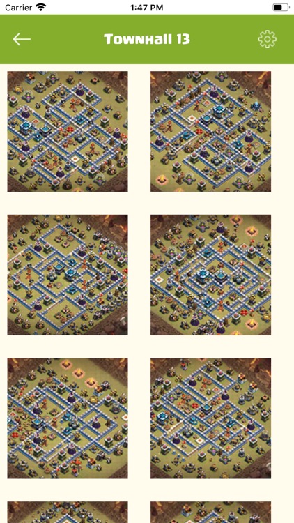 Map Layout for Clash of Clans