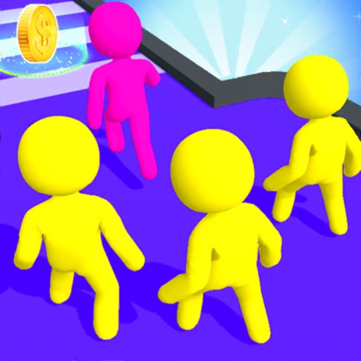 Giant Runner crowd switch 3D icon