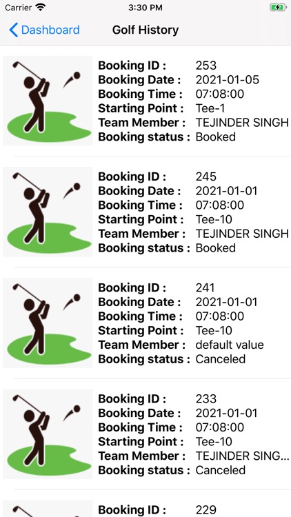 Septa Golf Course Booking screenshot-3