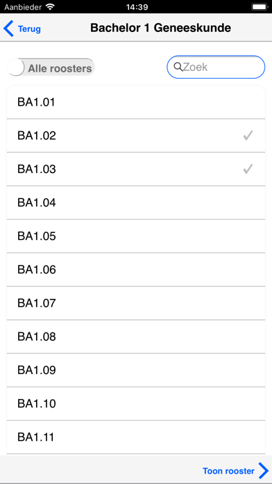 How to cancel & delete ErasmusMC Onderwijsrooster from iphone & ipad 2